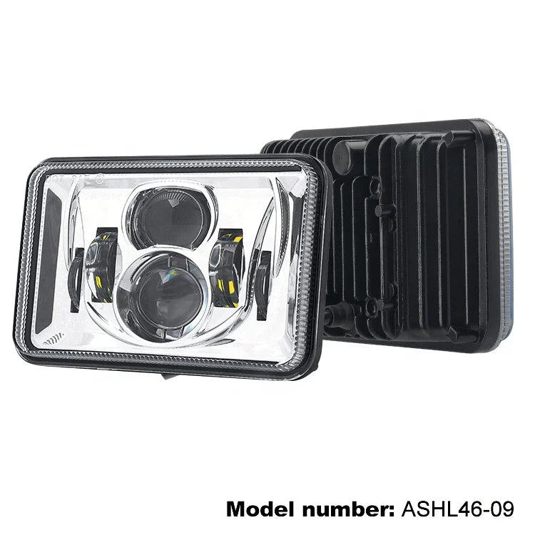 DOT ASEND High Quality Led 5inch square Auto Headlight for 4x4 Vehicle Truck Led Headlight High Low Beam