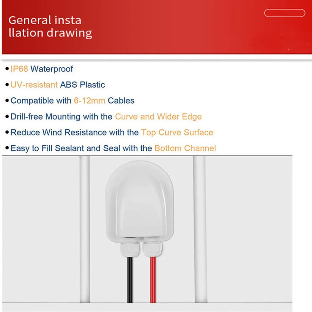 Solar Junction Roof Wire Entry Box