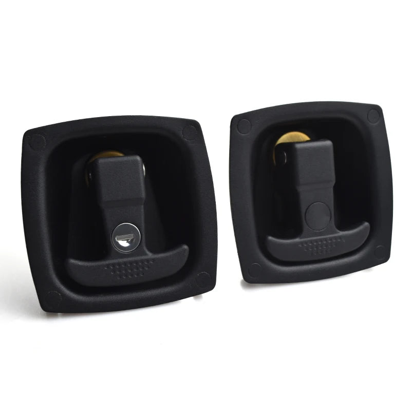 Zinc Alloy Heavy Automotive N2-T Type Handle Folding Square Door Lock