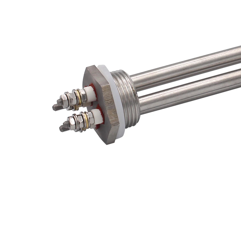 DN25 Immersion Tubular Electric Heater 12V 24V 36V 48V 300W 600W 900W 1200W 1500W 304SS Solar DC 1 inch Water Heating Element