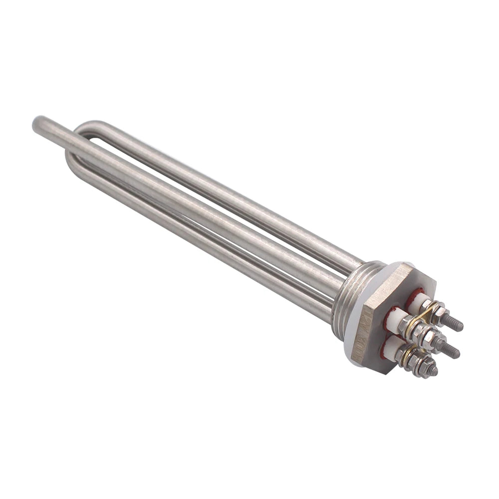 DN25 Immersion Tubular Electric Heater 12V 24V 36V 48V 300W 600W 900W 1200W 1500W 304SS Solar DC 1 inch Water Heating Element