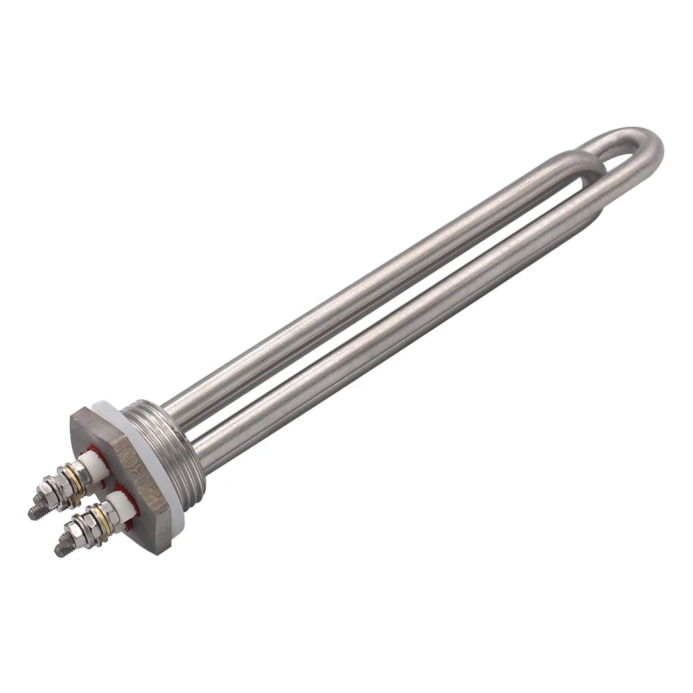 DN25 Immersion Tubular Electric Heater 12V 24V 36V 48V 300W 600W 900W 1200W 1500W 304SS Solar DC 1 inch Water Heating Element