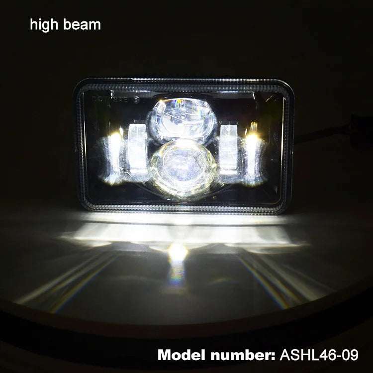 DOT ASEND High Quality Led 5inch square Auto Headlight for 4x4 Vehicle Truck Led Headlight High Low Beam
