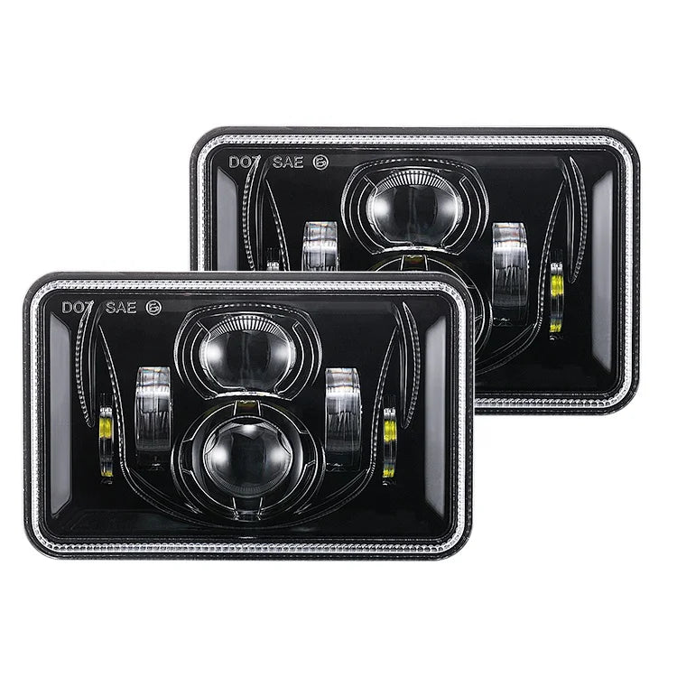 DOT ASEND High Quality Led 5inch square Auto Headlight for 4x4 Vehicle Truck Led Headlight High Low Beam