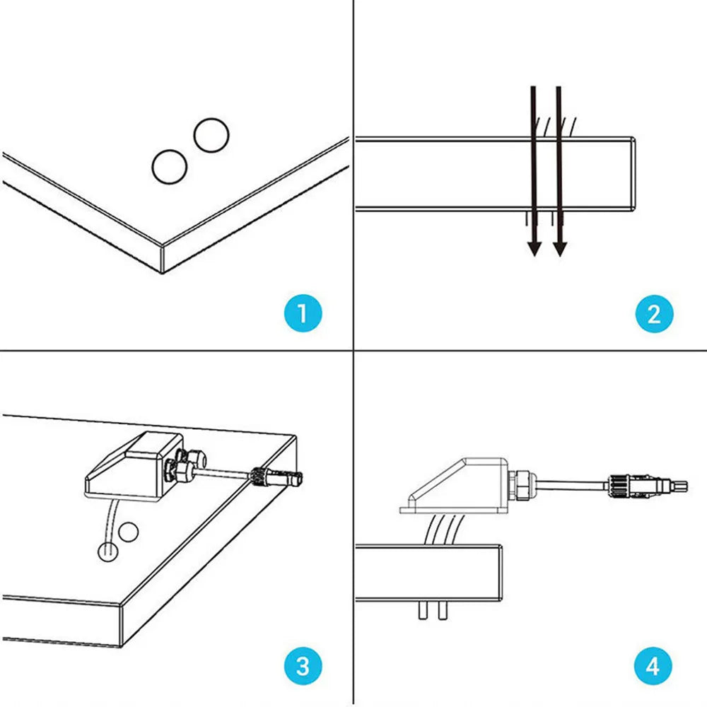 Solar Junction Roof Wire Entry Box