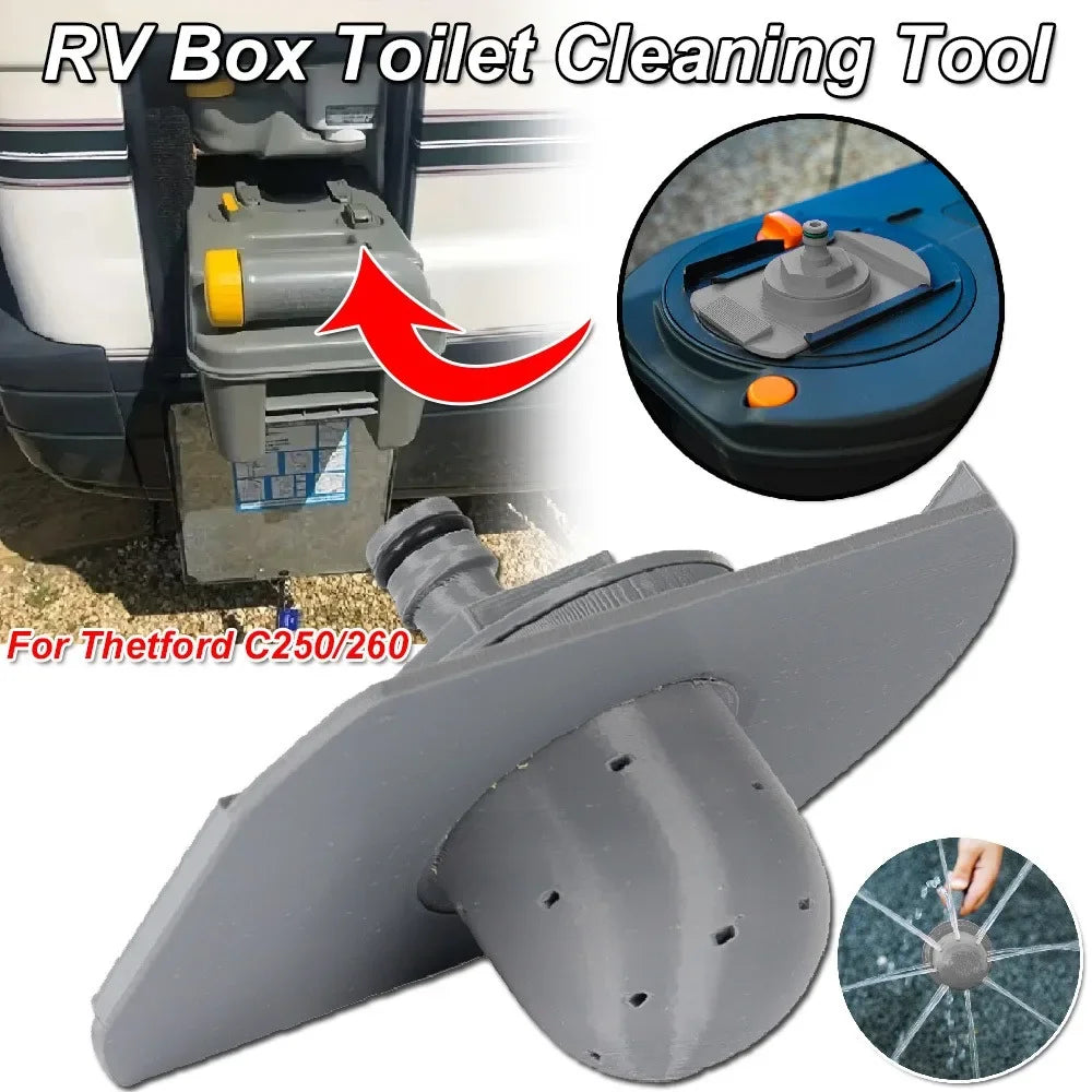 Rv Box Toilet Cleaning Tool, Practical RV Sanitary Care Tool for Caravan Toilet Maintenance