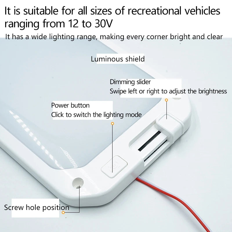 Rv LED interior lights 12v - 30v DC