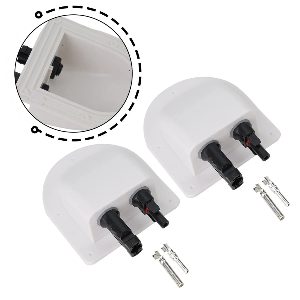 Solar Panel Wire Cable Entry Gland Sealing Box Cable Connector Waterproof For RV Motorhome