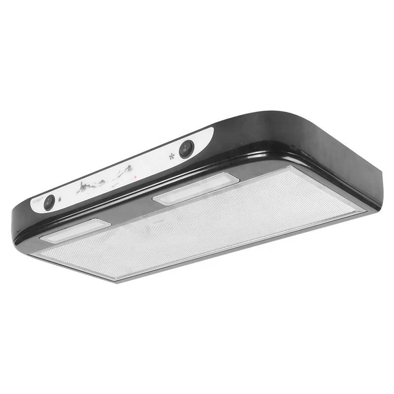 12V RV Kitchen Extractor Hood Stainless Steel With Dual LED Lights Removable Filter for Cleaning