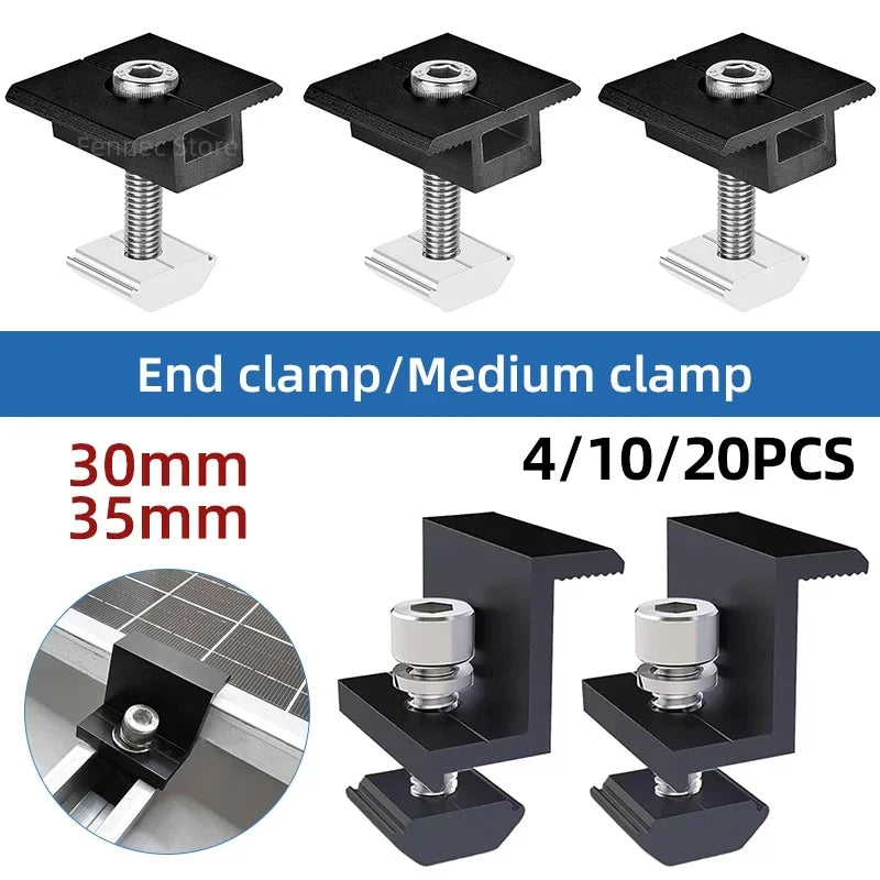 Solar Panel Mounting Fixing Clamp  Solar Panels