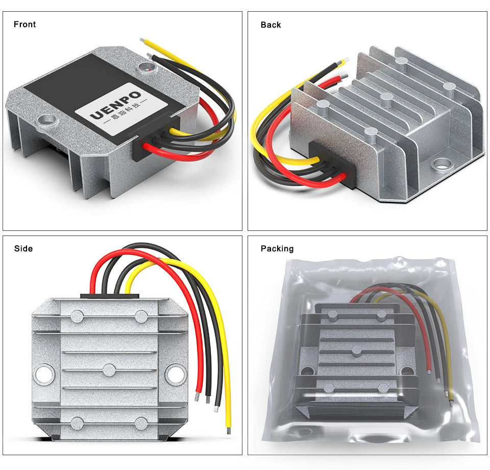 15V-90V to 12V DC power converter 48V to 12V step-down module 60V/72V to 12V on-board step-down converter 24V to 12V inverter