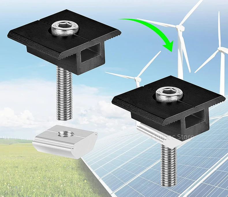 Solar Panel Mounting Fixing Clamp  Solar Panels