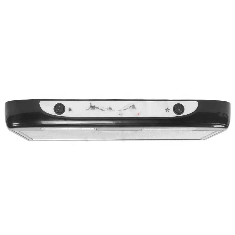 12V RV Kitchen Extractor Hood Stainless Steel With Dual LED Lights Removable Filter for Cleaning