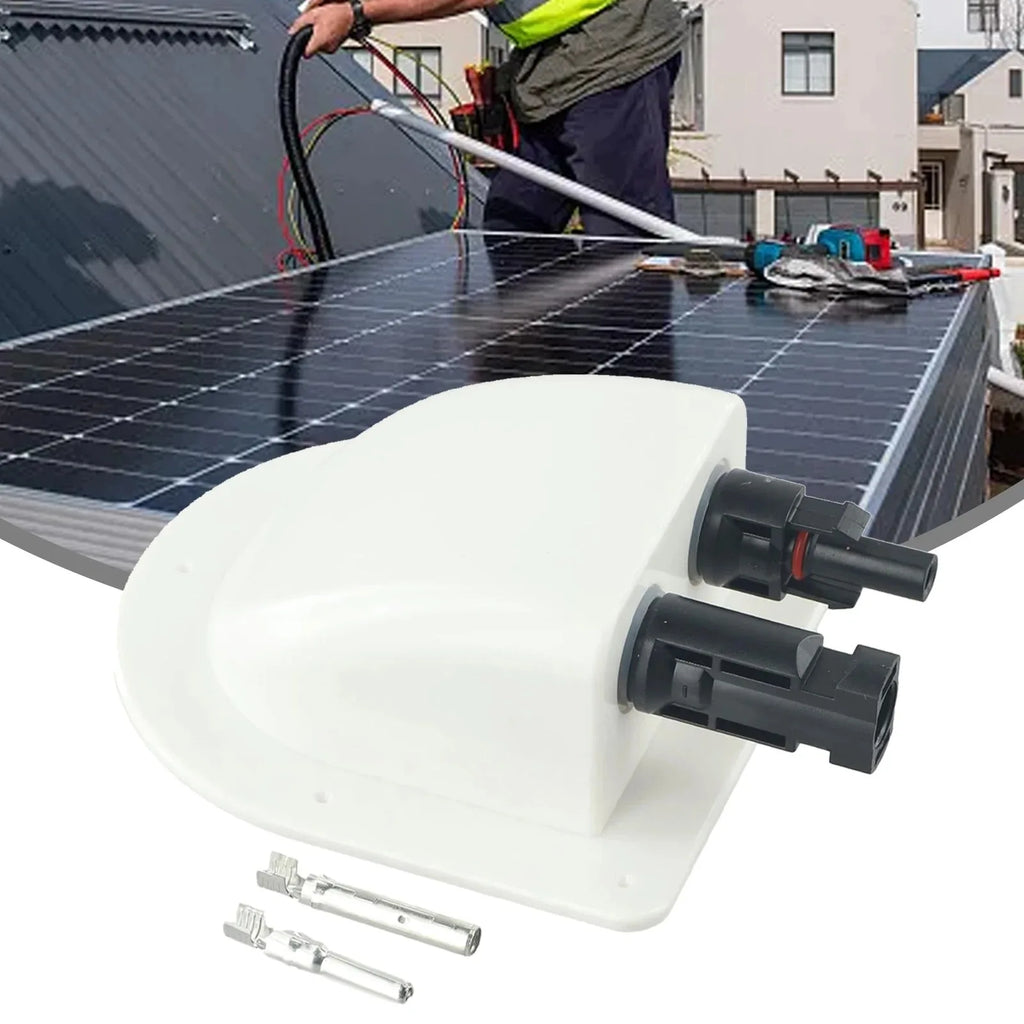 Solar Panel Wire Cable Entry Gland Sealing Box Cable Connector Waterproof For RV Motorhome