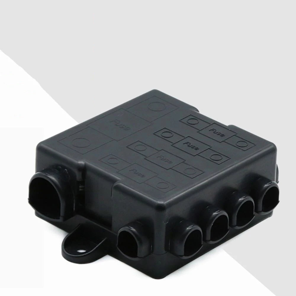 1PCS 5 Ways Fuse 12v & 24v Box With Bus Bar HEAVY DUTY Power Distribution Fuse Box Block Mega & Midi Fuses Holder Car Parts