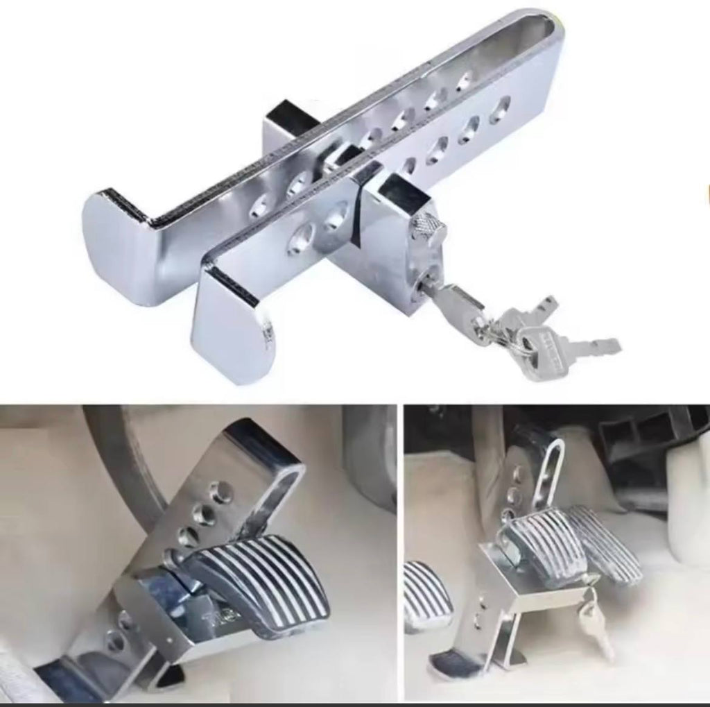 Stainless Steel Pedal Lock with lock