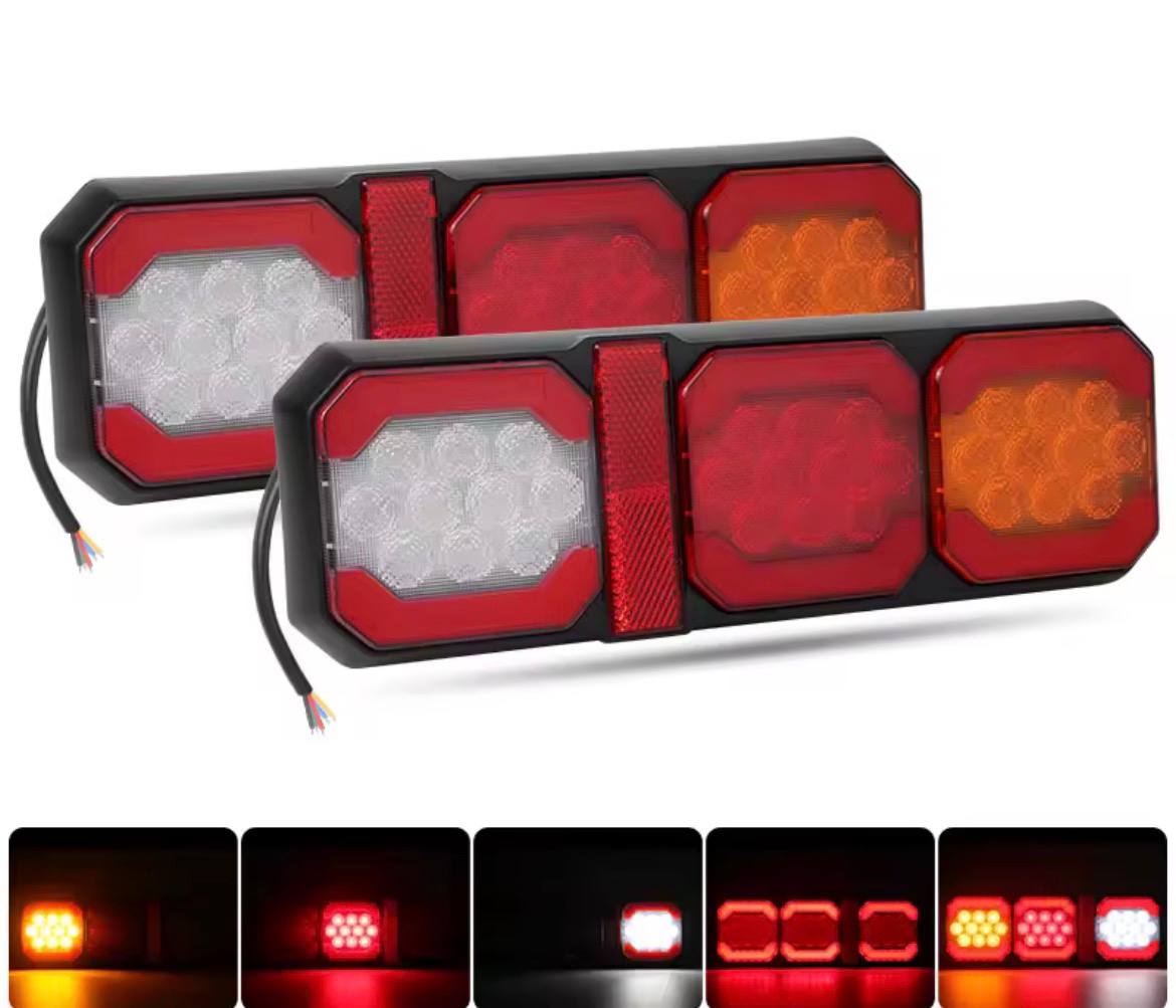 LED Trailer Tail Light Set 12v - 24v